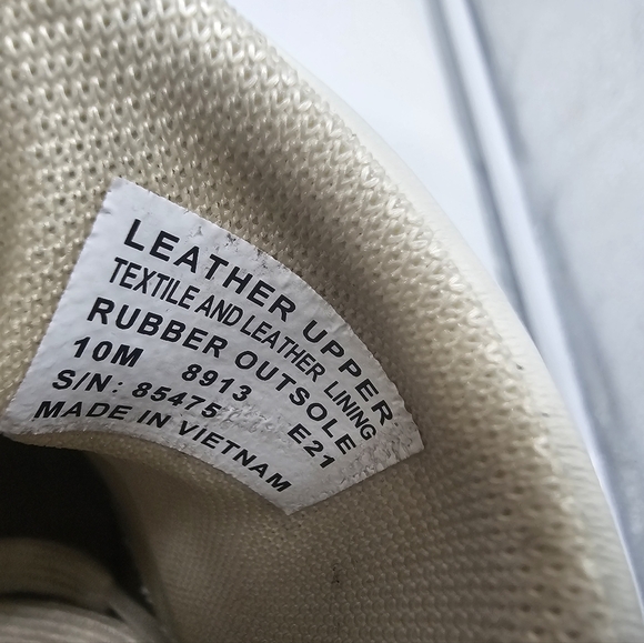 TORY BURCH Howell Court Ivory Leather Contrast Sole Sneakers sz 10 - Picture 13 of 14